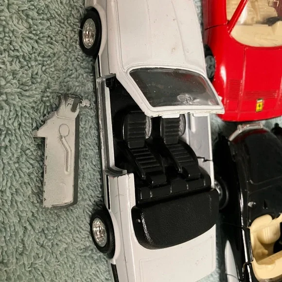 Vintage MC Toys Car lot. Ferrari, BMW, ‘57 Corvette - Picture 3 of 16